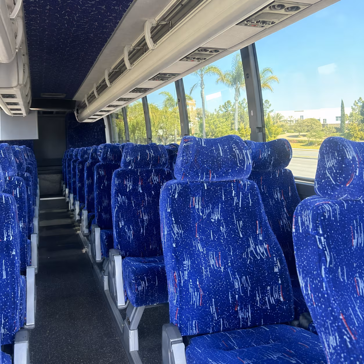 bus rentals for military ceremonies graduations and family travel days