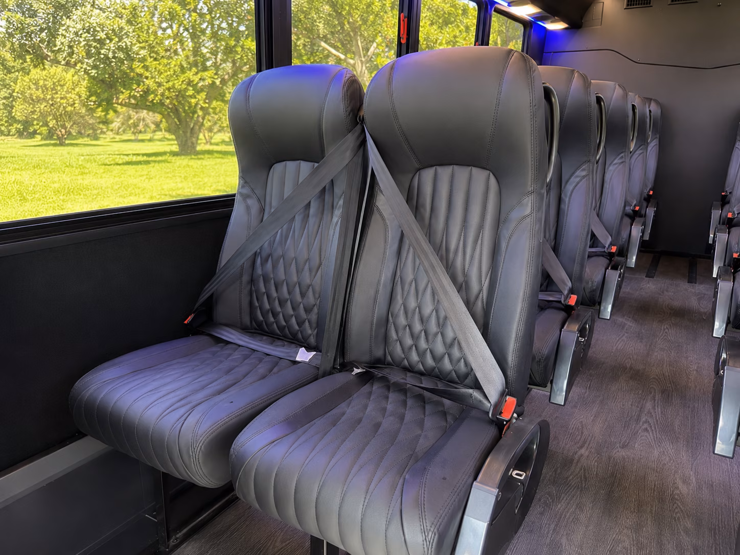 san marcos 15 passenger minibus interior