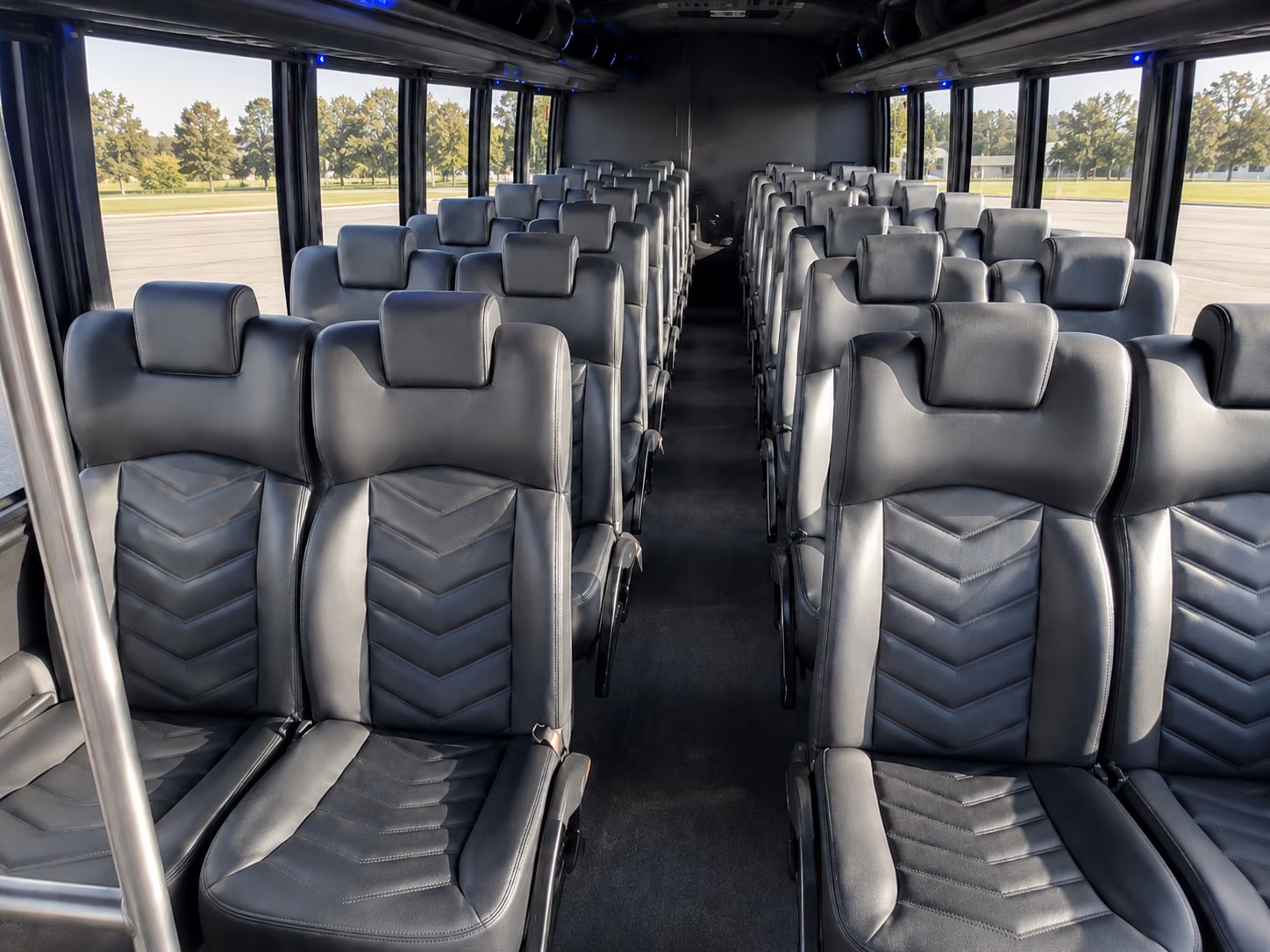 san marcos 18 passenger minibus interior
