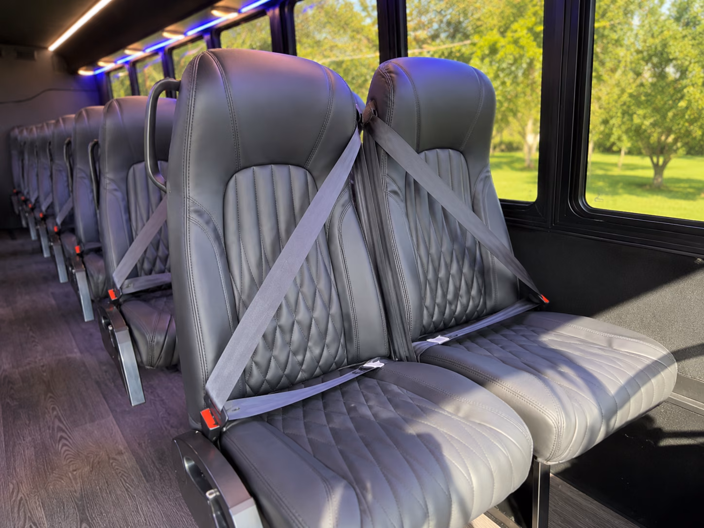 san marcos 20 passenger minibus inside