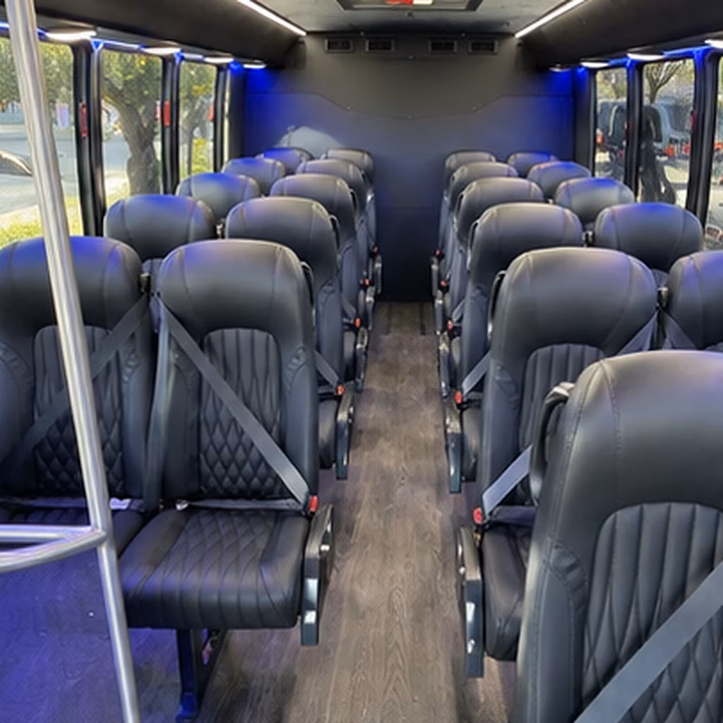 san marcos 25 passenger minibus interior