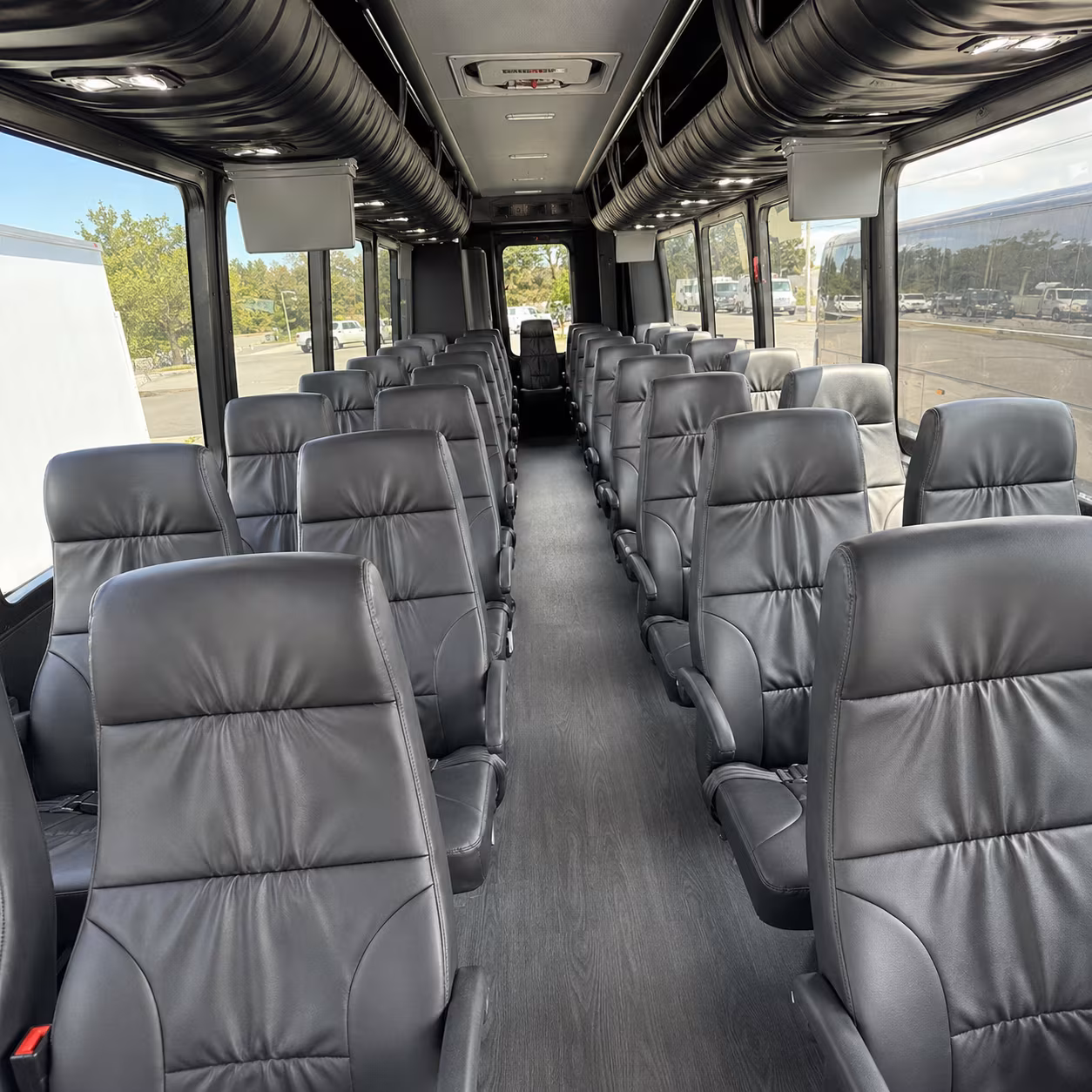 san marcos 28 passenger minibus inside