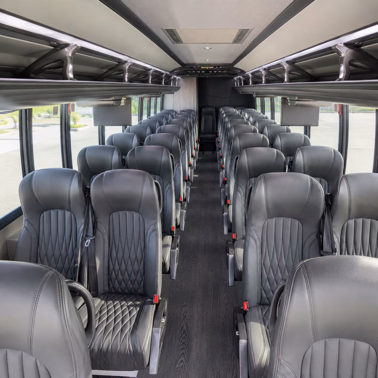 san marcos 28 passenger minibus interior