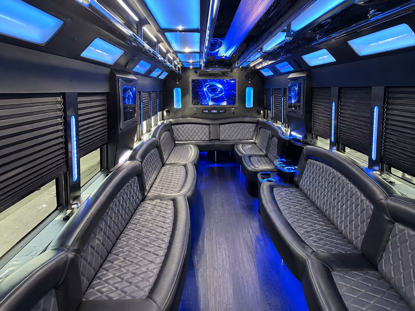 san marcos holiday party bus rental